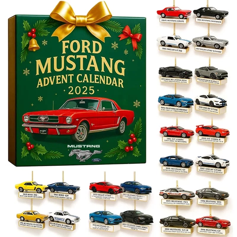 🏁Ford Mustang Advent Calendar 2025